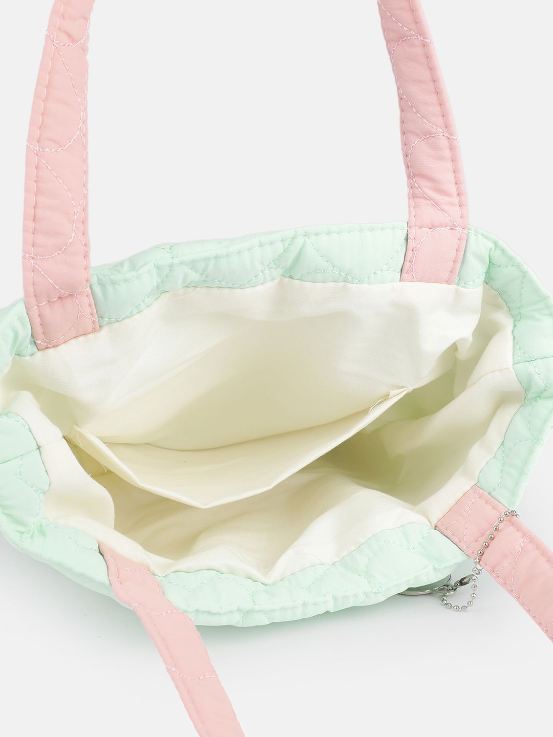 DressBerry Quilted Structured Shoulder Bag