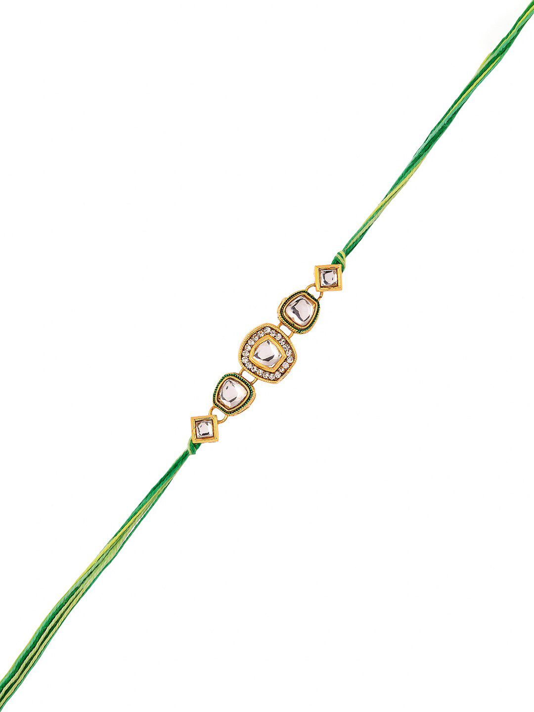 Voylla Kundan Studded Thread Rakhi