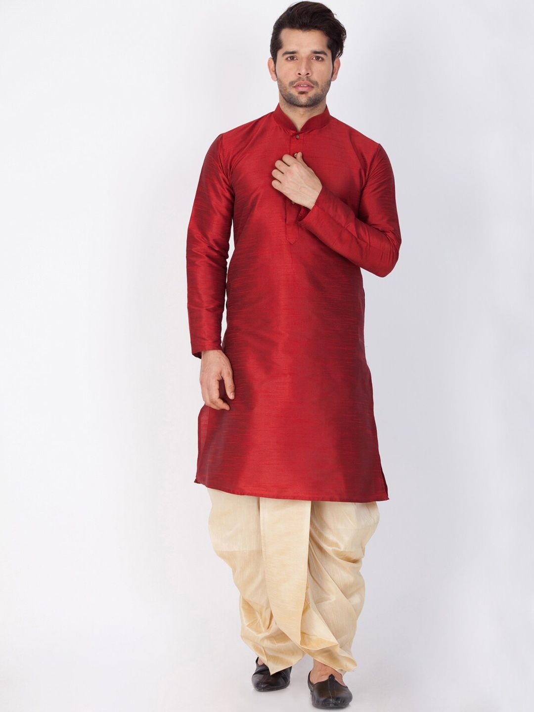 VASTRAMAY By Vastramay Men Relaxed-Fit Ethnic Dhoti Pant