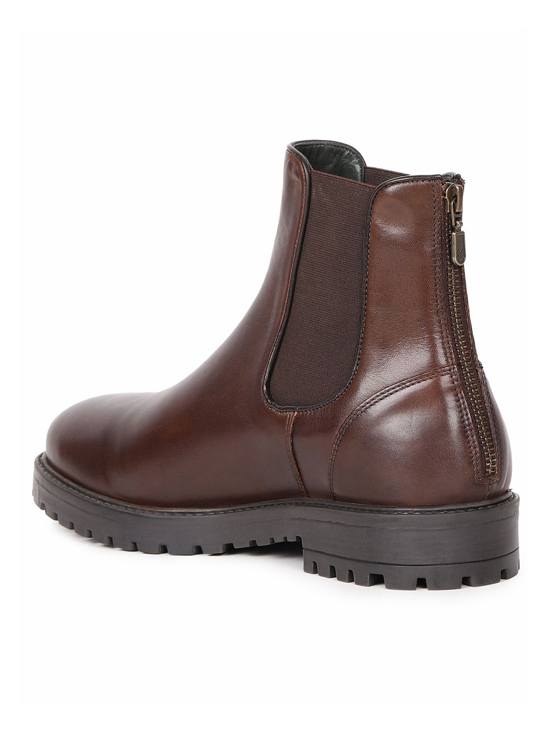 RARE RABBIT Men Gum Leather Flat Boots