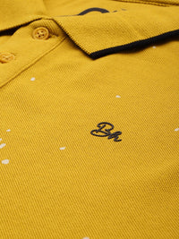 Being Human Printed Polo Collar Pure Cotton T-shirt