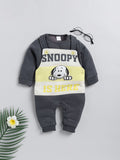Moms Love Infant Boys Pure Cotton Applique Detail Dungaree With Sweatshirt