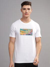 ADRO Men Printed Cotton T-shirt