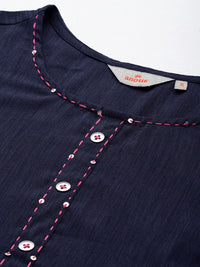 Anouk Sequins & Thread Work Straight Kurta