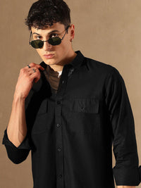 DENNISON Men Double Pocket Shirt