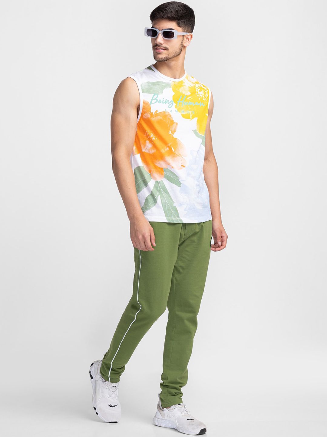 Being Human Men Cotton Regular Fit Track Pants