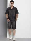 The Indian Garage Co Faded Boxy Fit Denim Utility Casual Co-Ords