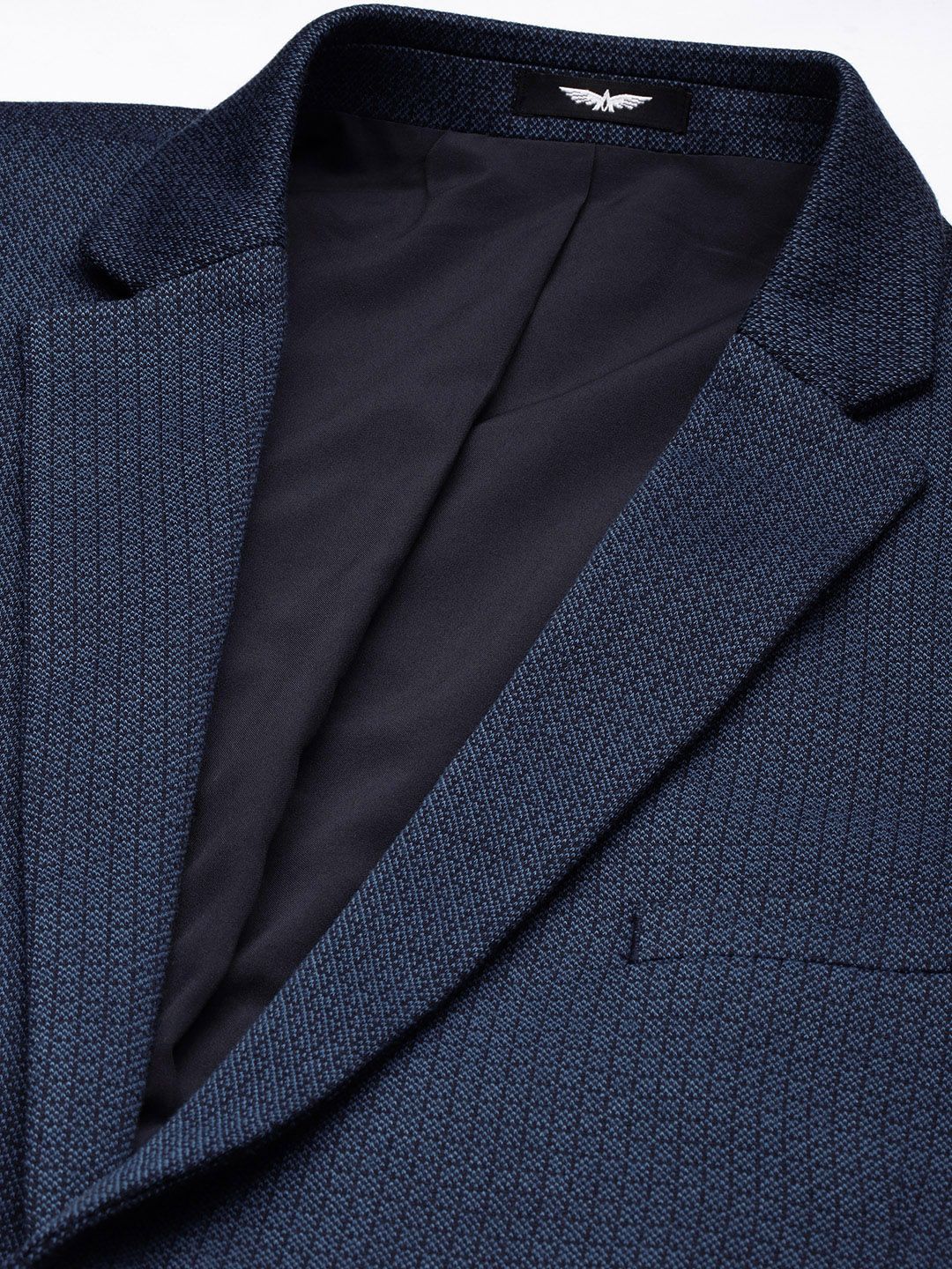 Park Avenue Super Slim Fit Self Design Single-Breasted Formal Blazers