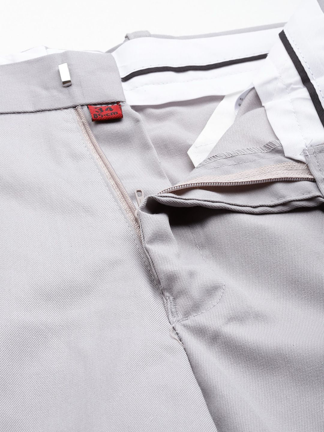 DENNISON Men Smart Tapered Fit Formal Trousers