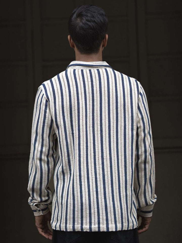 Powerlook Men Striped Spread Collar Casual Shirt