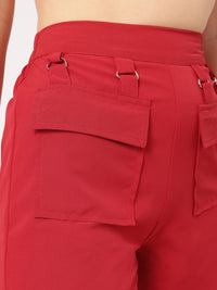 DressBerry Women 90s Babe Cargo Pocketed Shorts
