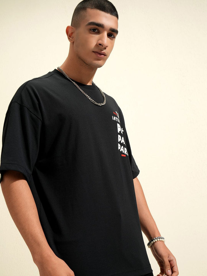 HIGHLANDER Men Typography Printed Round Neck T-shirt