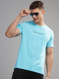 ADRO Men Typography Printed Pockets T-shirt