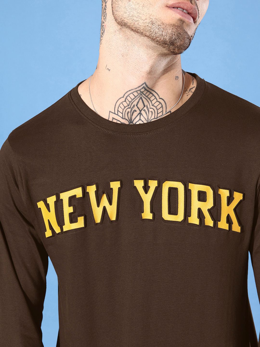 DILLINGER Men Typography Printed Regular Fit T-shirt
