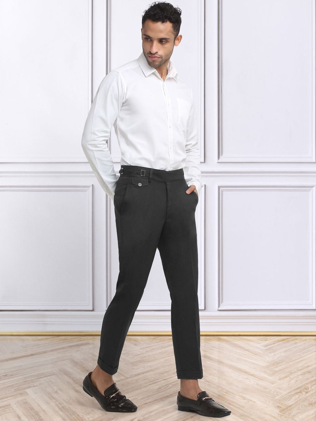 KLOTTHE Men Italian Gurkha Pants