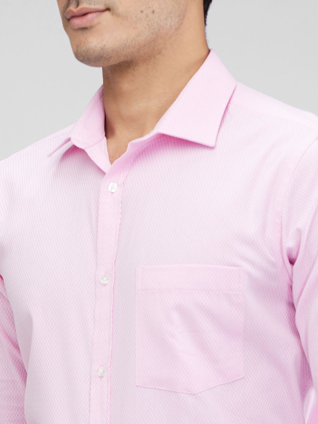 Park Avenue Slim Fit Textured Pure Cotton Formal Shirt