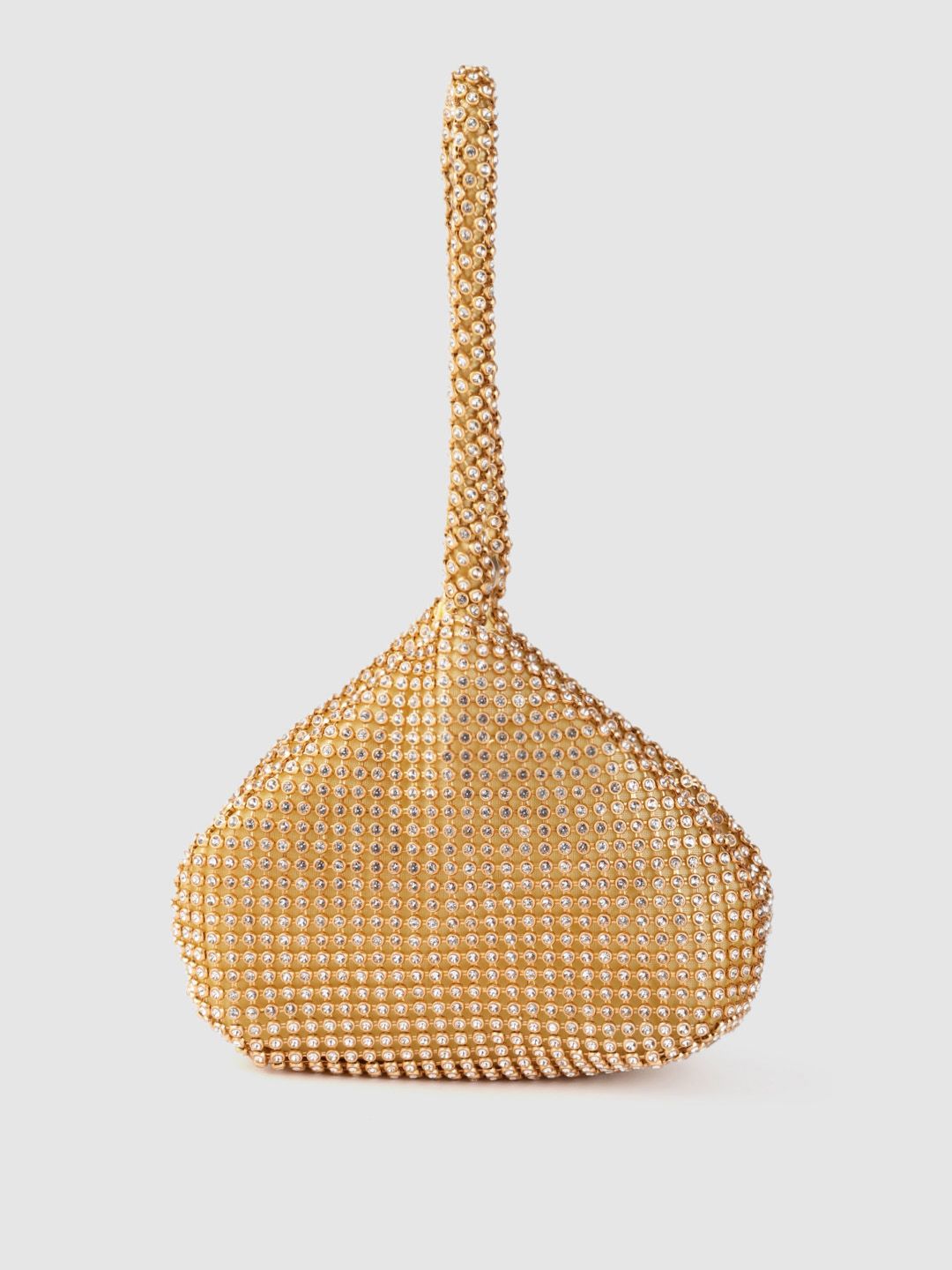 Lino Perros Gold-Toned Embellished Potli Clutch