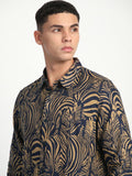 THE BEAR HOUSE Men Slim Fit Floral Opaque Printed Casual Shirt