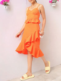 DressBerry Ruffles Charade Seersucker Top & Skirt Co-Ords