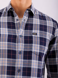 The Indian Garage Co Men Regular Fit Checked Casual Shirt