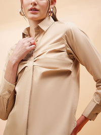 SASSAFRAS BASICS Comfort Spread Collar Long Sleeves Cotton Casual Shirt