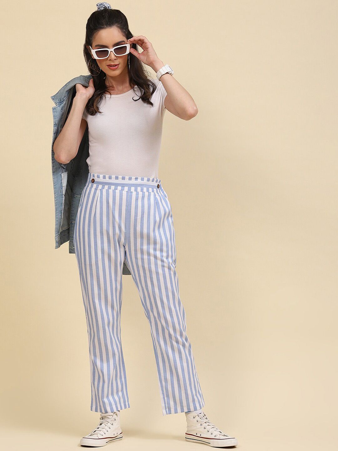 Monte Carlo Women Striped Track Pants