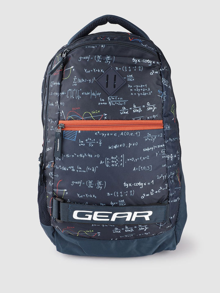 Gear Unisex Typography Printed Laptop Backpack 30L