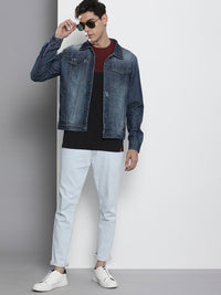 The Indian Garage Co Washed Slim Fit Trucker Jacket