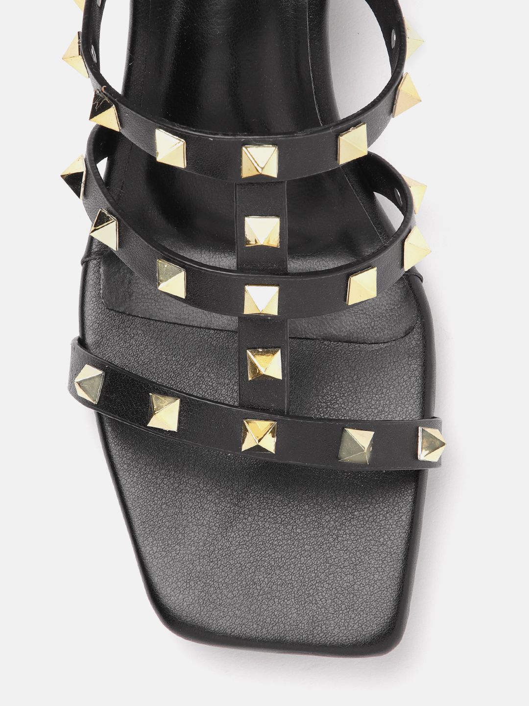 Lino Perros Studded Block Heel