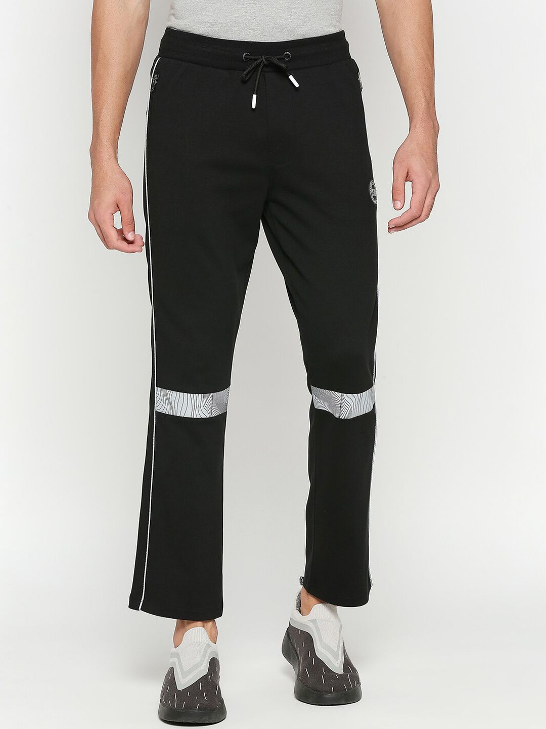 Being Human Men Mid-Rise Cotton Track Pants