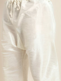 SOJANYA Mandarin Collar Kurta With Churidar & Mirror Work Nehru Jacket
