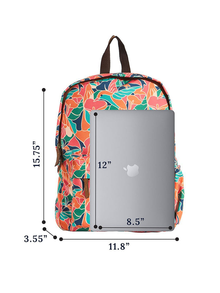 TEAL BY CHUMBAK Women Graphic Backpack