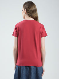 Monte Carlo Brand Logo Embroidered T-shirt