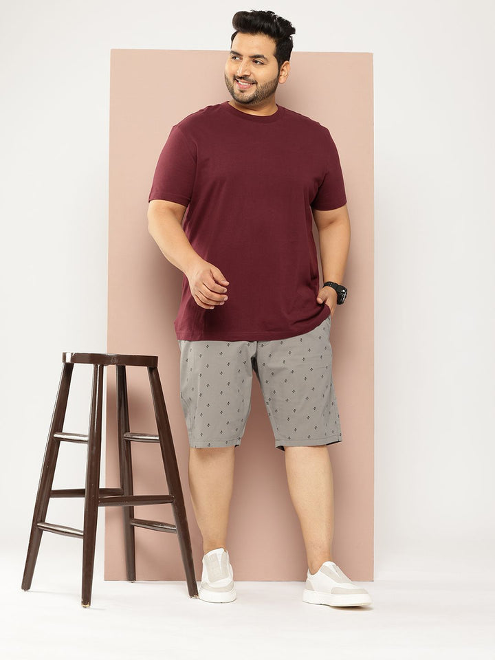 Thomas Scott Men Plus Saiz Biasa Fit Mirco Ditsy Bercetak Seluar Shorts Outdoor