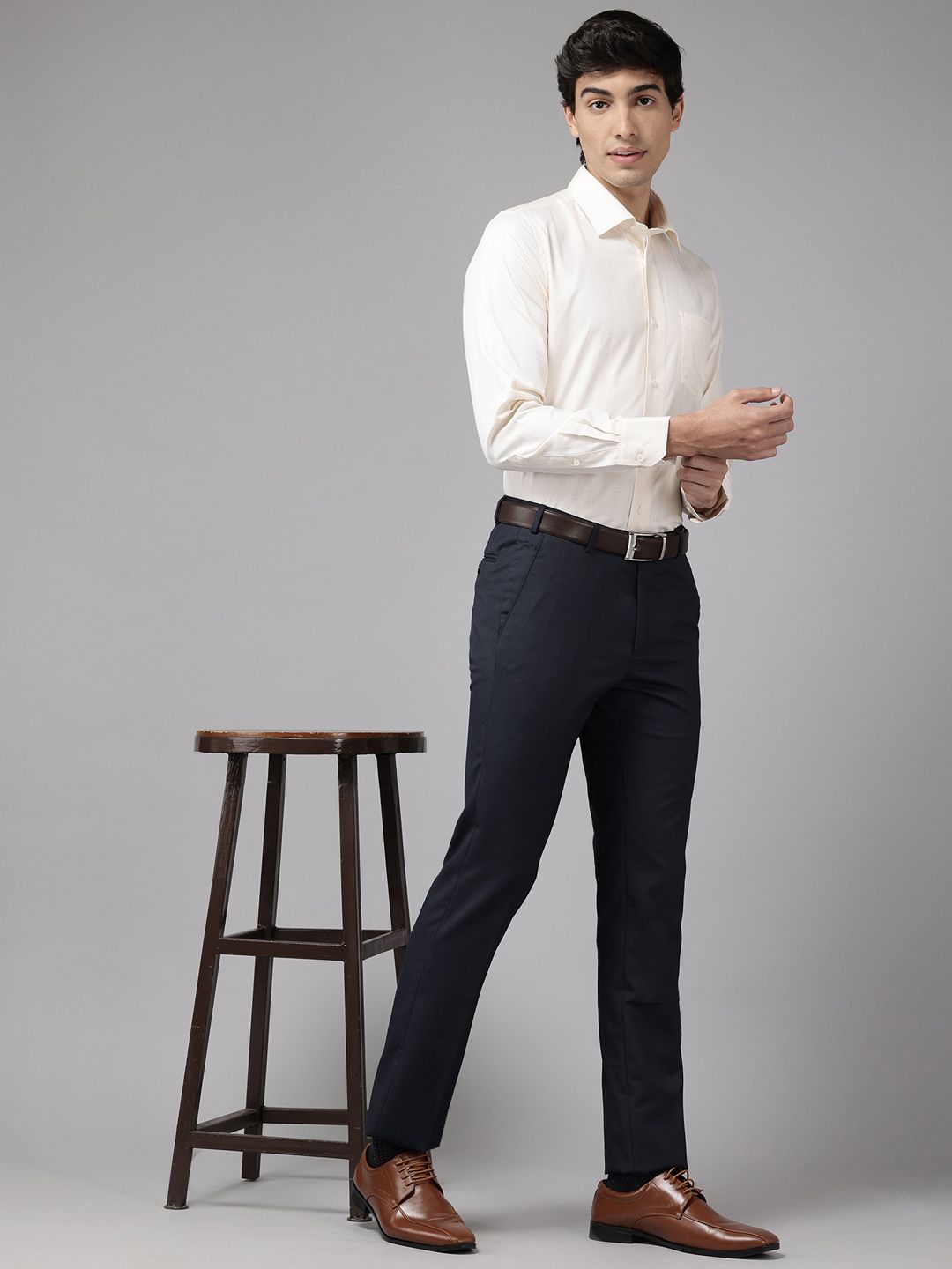 Park Avenue Men Slim Fit Formal Trousers