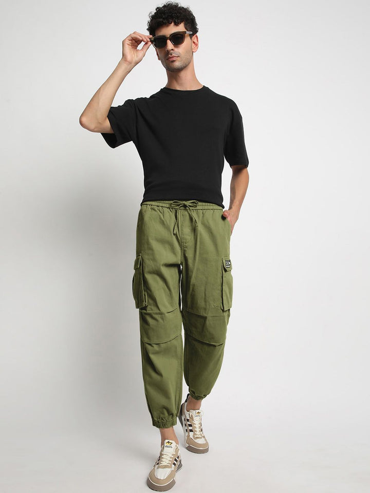 Bene Kleed Men Relaxed Pure Cotton Joggers Trousers