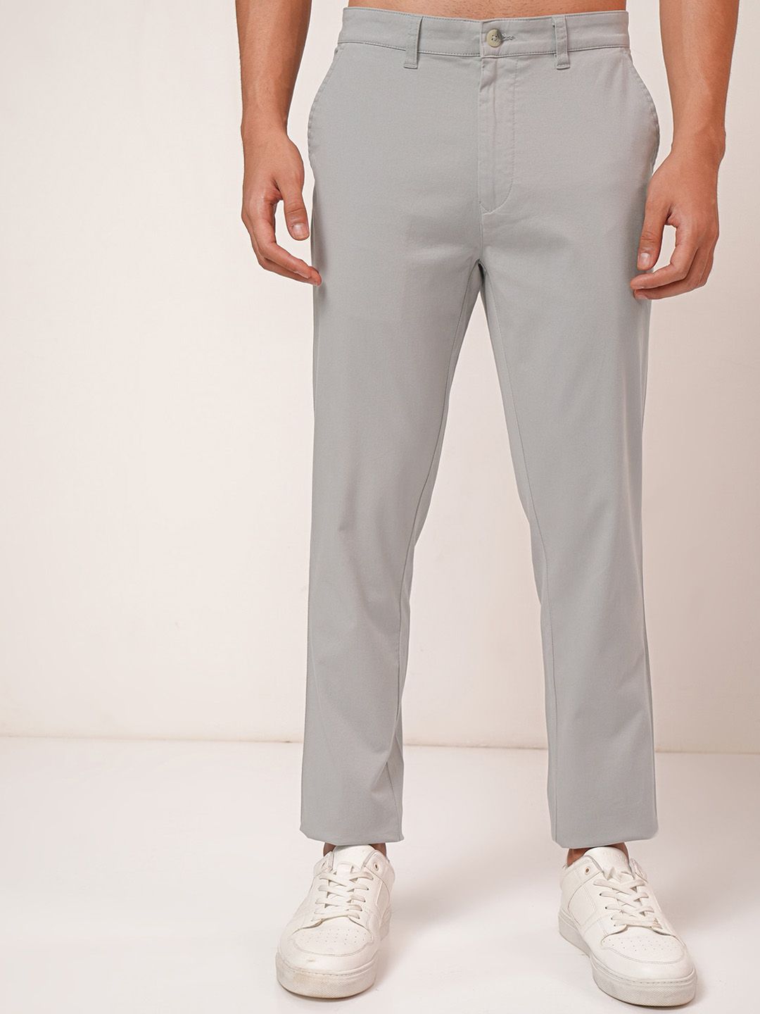 HIGHLANDER Men Soft Feel Twill Chino Trousers