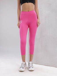 HRX by Hrithik Roshan Brand Logo Detail Rapid-Dry Cropped Lifestyle Tights
