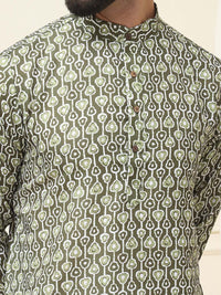 SOJANYA Ethnic Motifs Printed Pure Cotton Straight Kurta