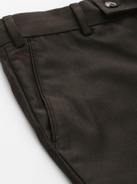 Park Avenue Men Textured Smart Fit Mid-Rise Formal Trousers