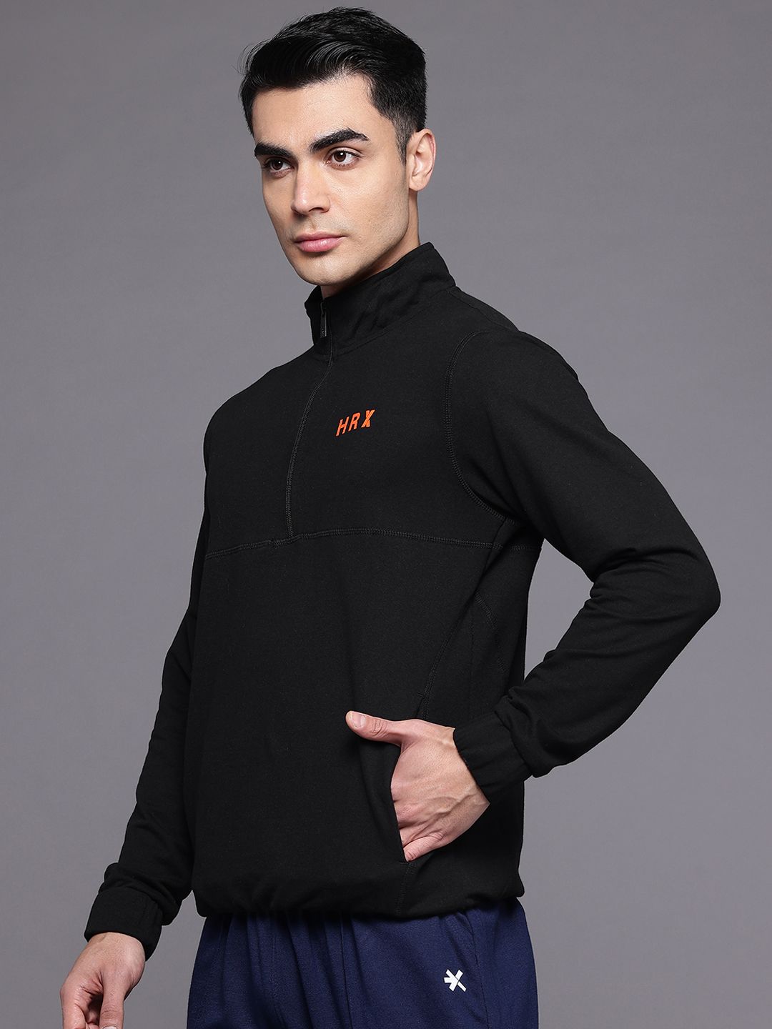 HRX by Hrithik Roshan Typography Training Sweatshirt