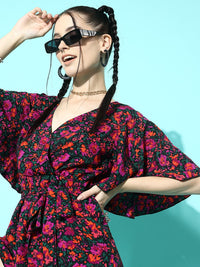 Jumpsuit Berrylush Floral Printed