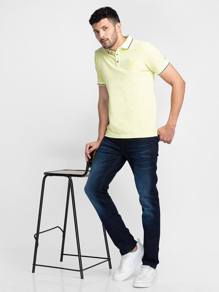 Being Human Half Sleeve Polo Collar Casual T-shirt