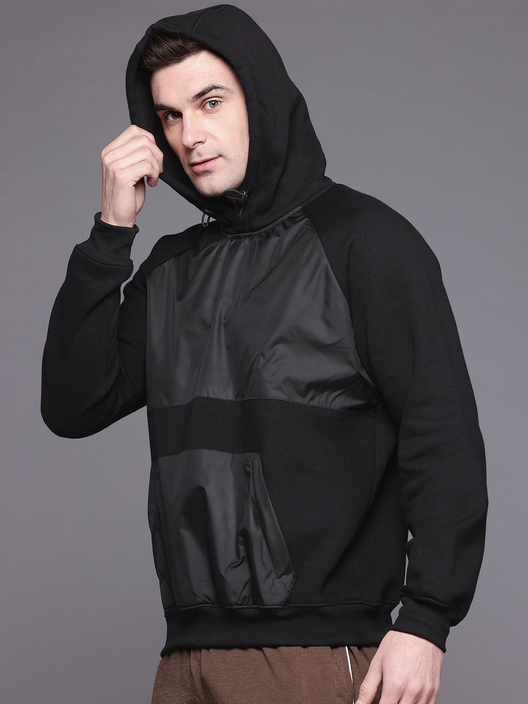 HRX by Hrithik Roshan Training Hood with Toggle Sweatshirt