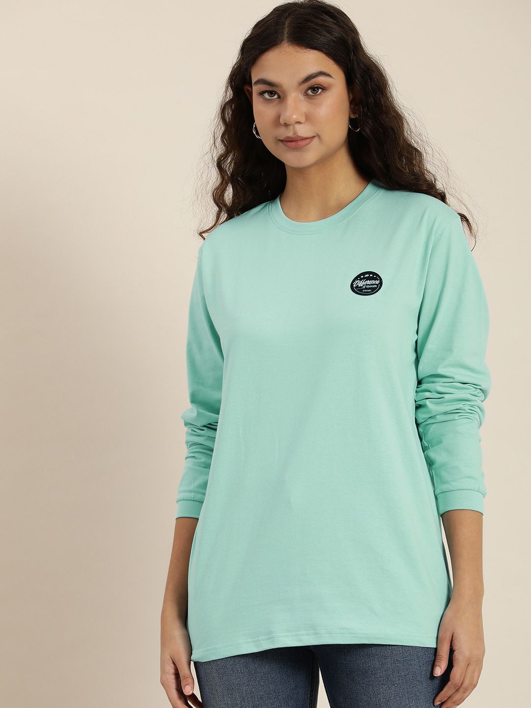 Difference of Opinion Women Printed Oversized T-shirt