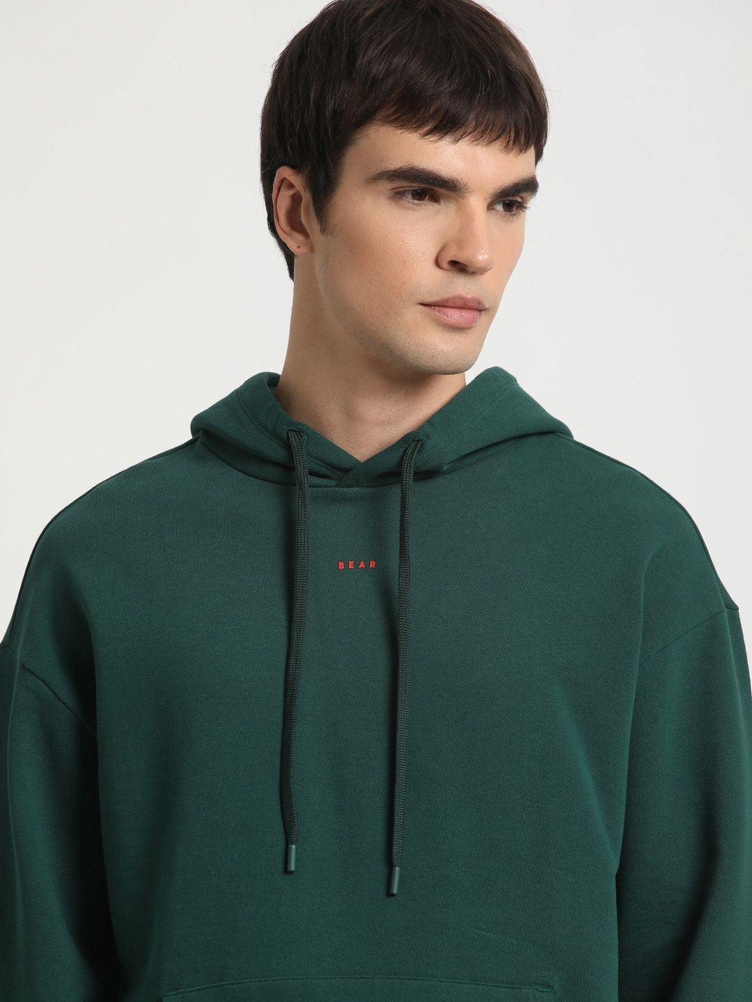 THE BEAR HOUSE Hooded Pure Cotton Pullover Sweatshirt