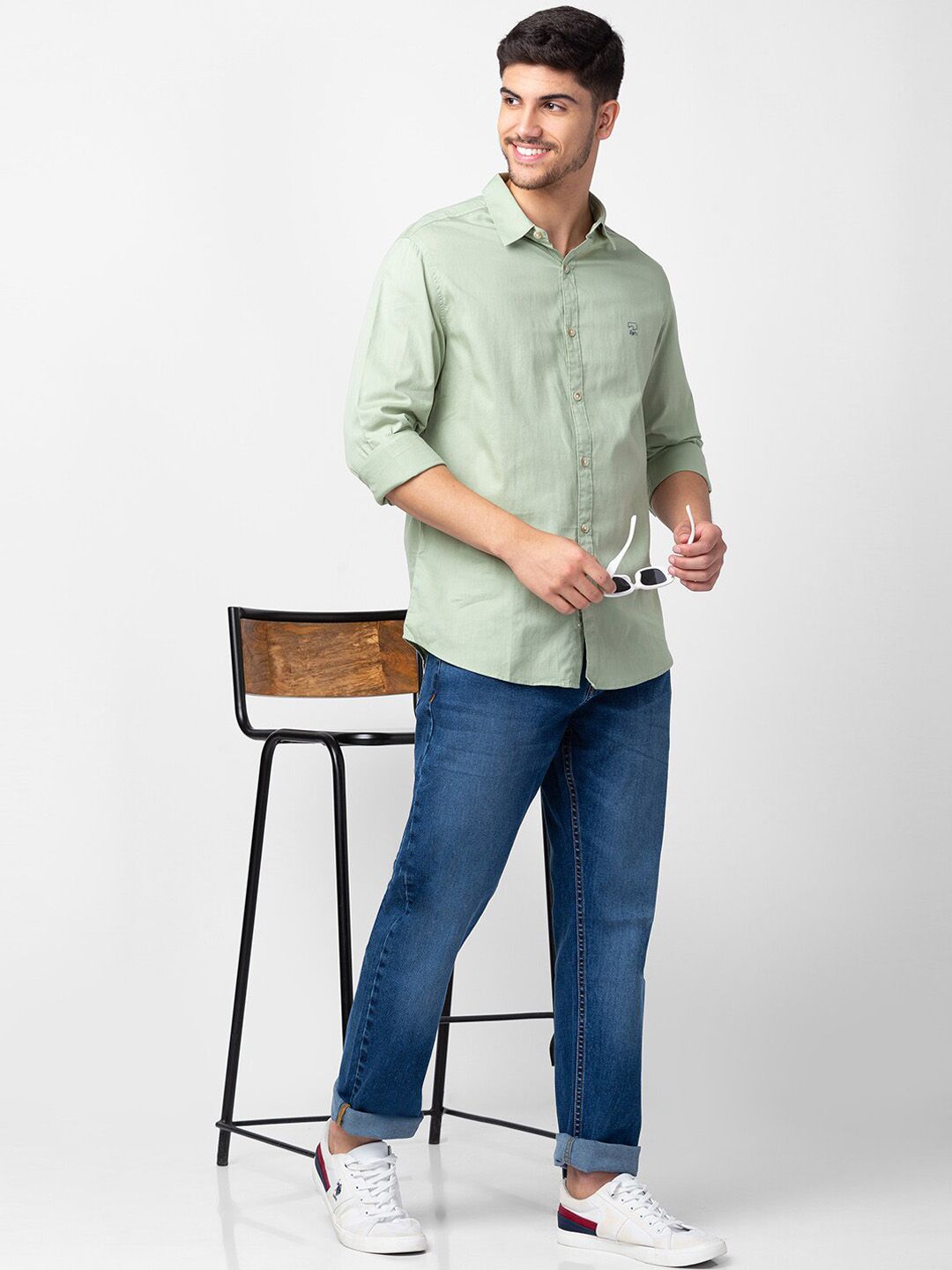 SPYKAR Men Light Fade Stretchable Cotton Jeans