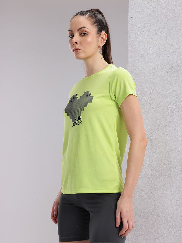 HRX by Hrithik Roshan Couple Collection Printed Rapid-Dry Running T-shirt