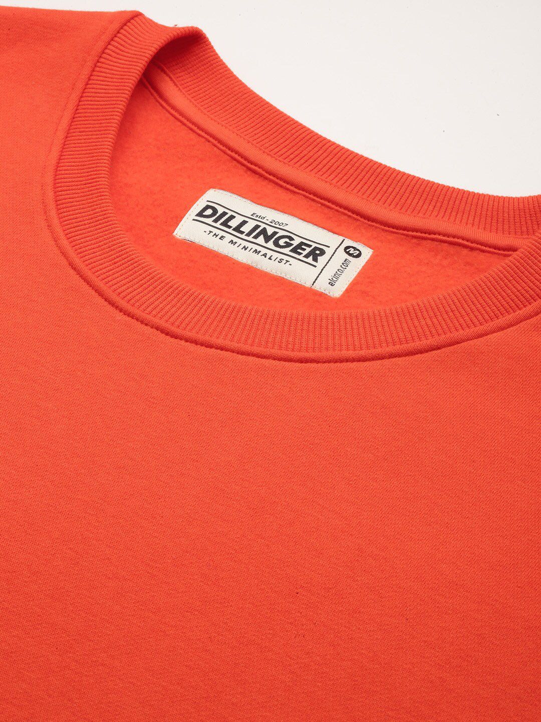 DILLINGER Round Neck Oversized Fleece Sweatshirt