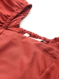 all about you Smocked Top with Flounce Midi Skirt Co-Ord Set